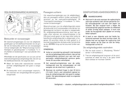 2013-2014 Nissan Qashqai Owner's Manual | Dutch
