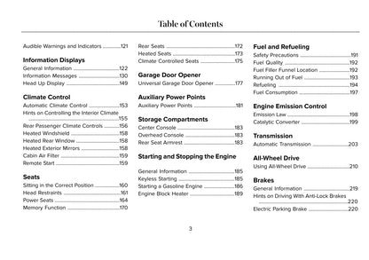 2020 Lincoln Continental Owner's Manual | English