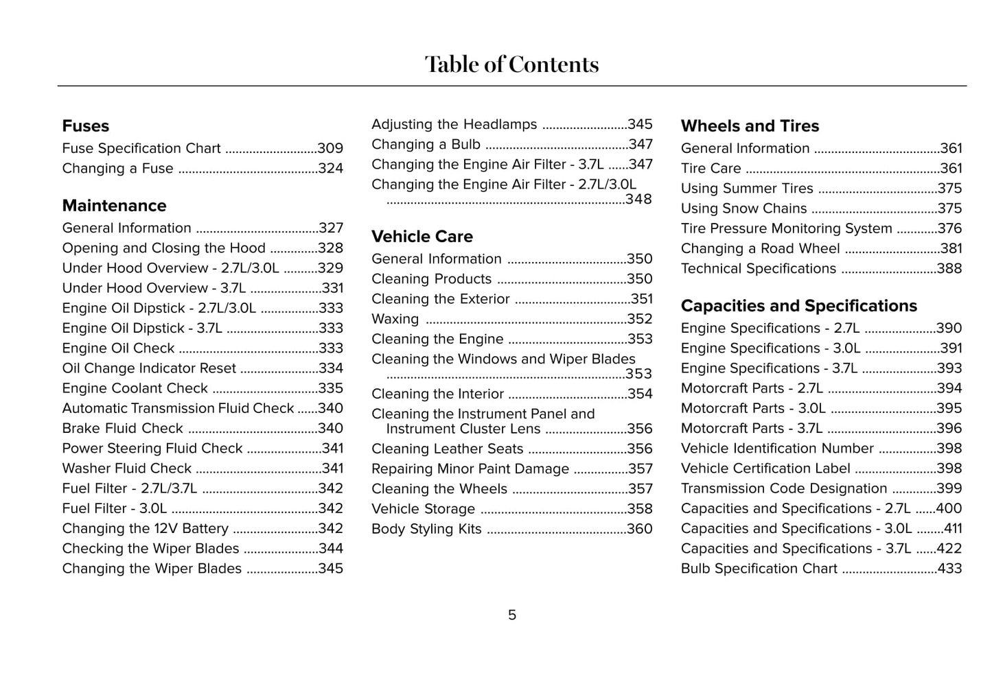 2020 Lincoln Continental Owner's Manual | English