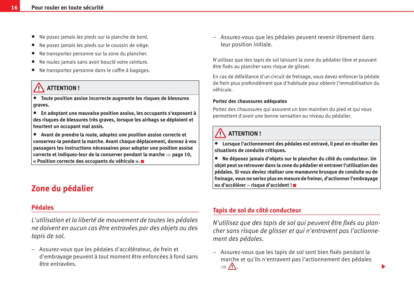 2009-2010 Seat Altea Freetrack Owner's Manual | French