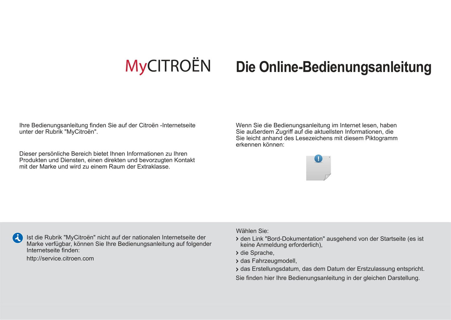 2012-2013 Citroën Jumper Owner's Manual | German