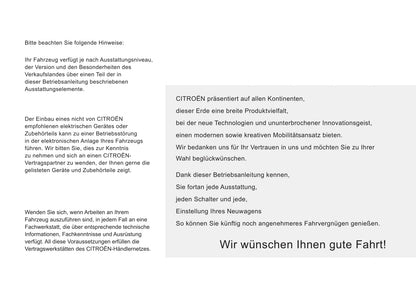 2012-2013 Citroën Jumper Owner's Manual | German