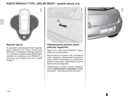 2012-2013 Renault Clio Owner's Manual | Polish