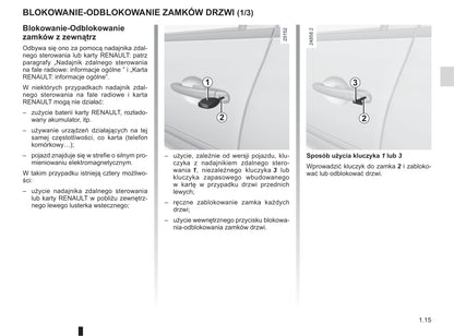 2012-2013 Renault Clio Owner's Manual | Polish