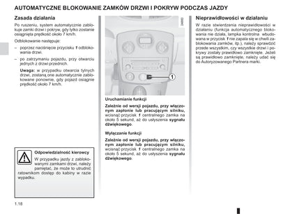 2012-2013 Renault Clio Owner's Manual | Polish