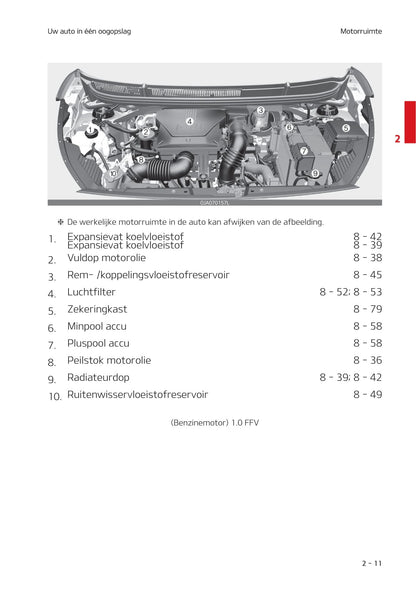 2020-2021 Kia Picanto Owner's Manual | Dutch