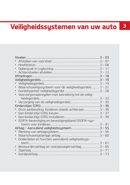 2020-2021 Kia Picanto Owner's Manual | Dutch