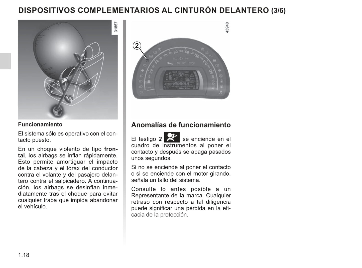 2019-2020 Renault Twingo Owner's Manual | Spanish