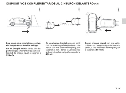 2019-2020 Renault Twingo Owner's Manual | Spanish