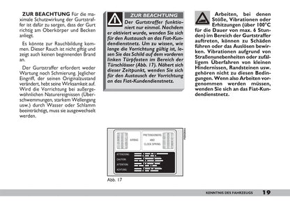 2005-2006 Fiat Ducato Gebruikershandleiding | Duits