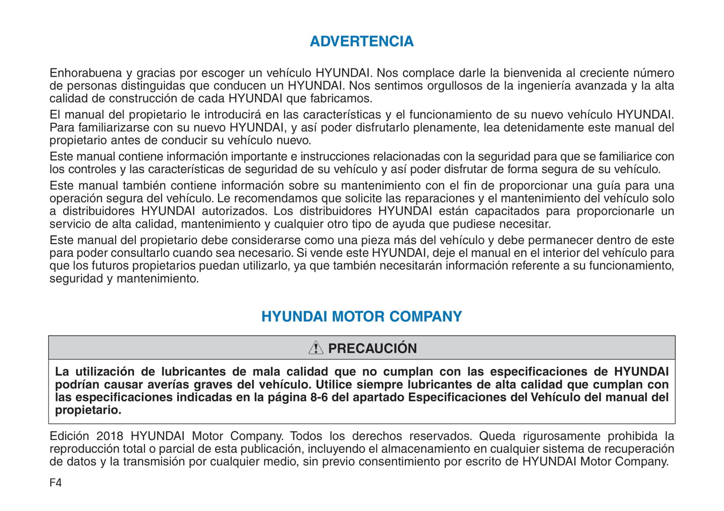 2018-2019 Hyundai Ioniq Gebruikershandleiding | Spaans