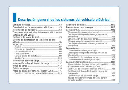 2018-2019 Hyundai Ioniq Gebruikershandleiding | Spaans