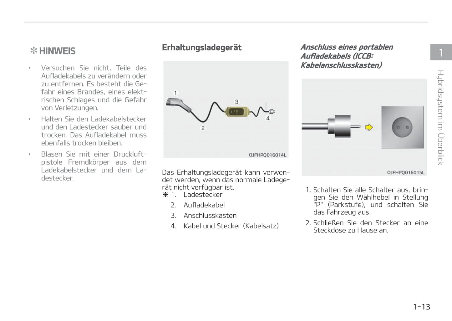 2017-2018 Kia Optima Hybrid/Optima Plug-in Hybrid Owner's Manual | German