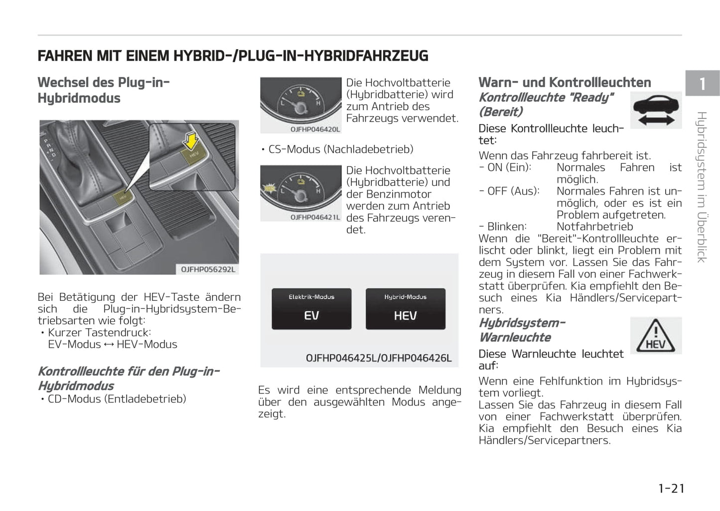 2017-2018 Kia Optima Hybrid/Optima Plug-in Hybrid Owner's Manual | German