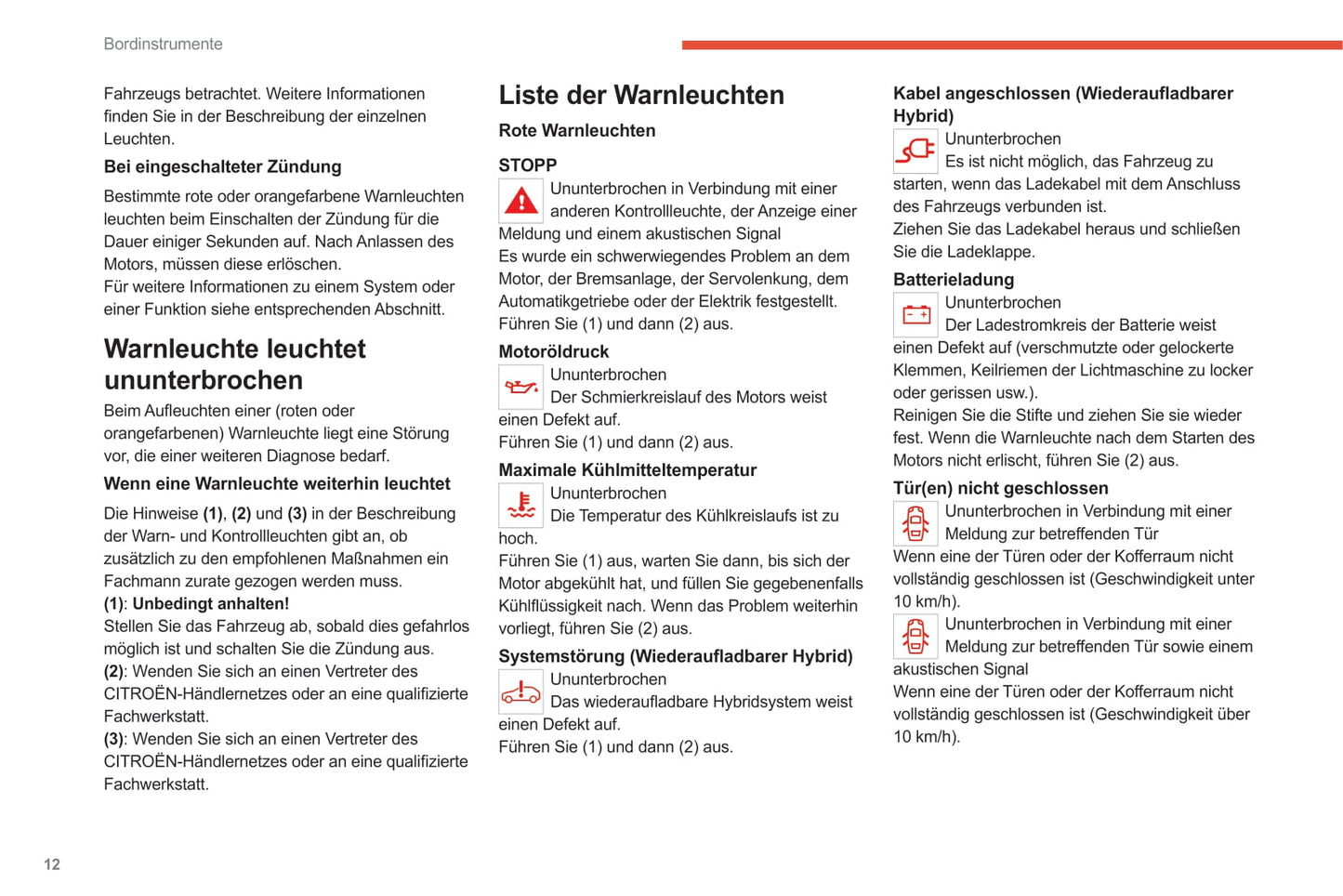 2020-2022 Citroën C5 Aircross Owner's Manual | German