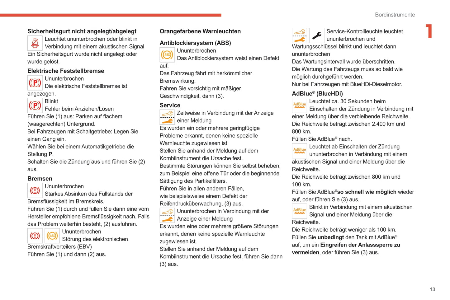 2020-2022 Citroën C5 Aircross Owner's Manual | German