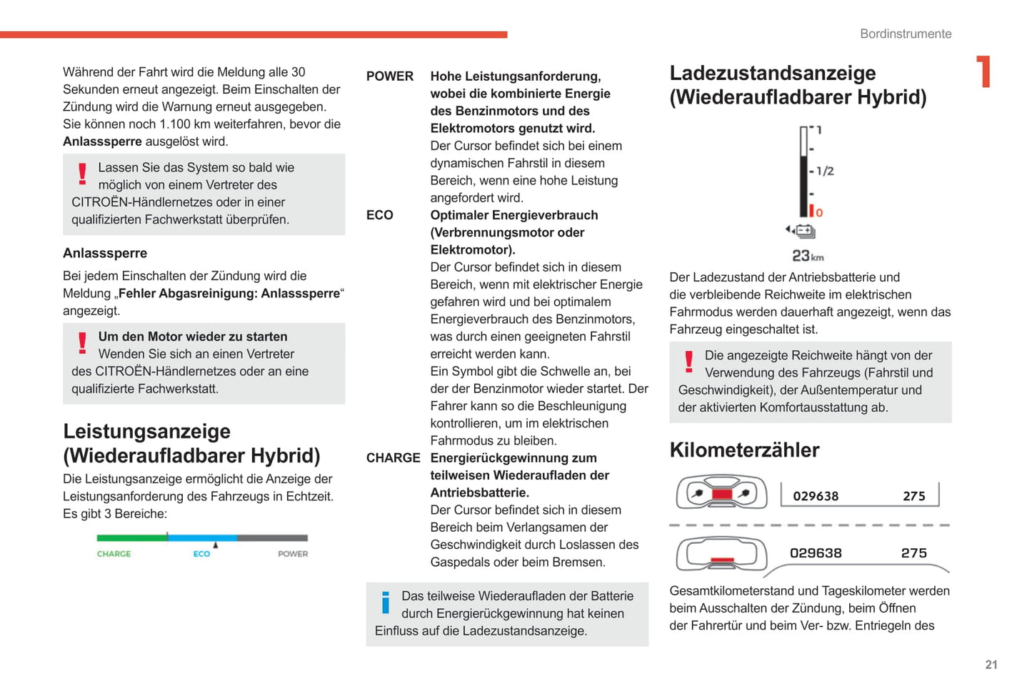 2020-2022 Citroën C5 Aircross Owner's Manual | German