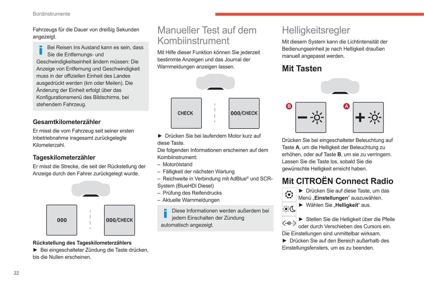 2020-2022 Citroën C5 Aircross Owner's Manual | German