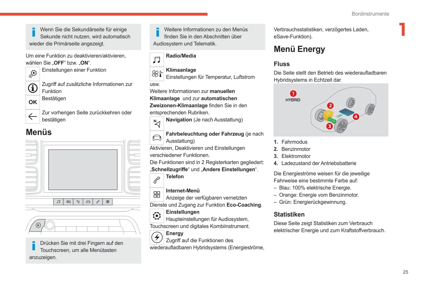 2020-2022 Citroën C5 Aircross Owner's Manual | German