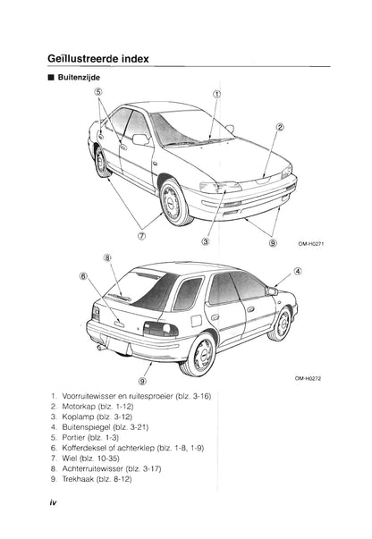 1993 Subaru Impreza Owner's Manual | Dutch