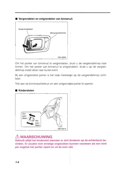 1993 Subaru Impreza Owner's Manual | Dutch