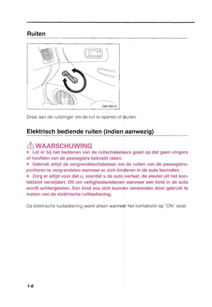 1993 Subaru Impreza Owner's Manual | Dutch