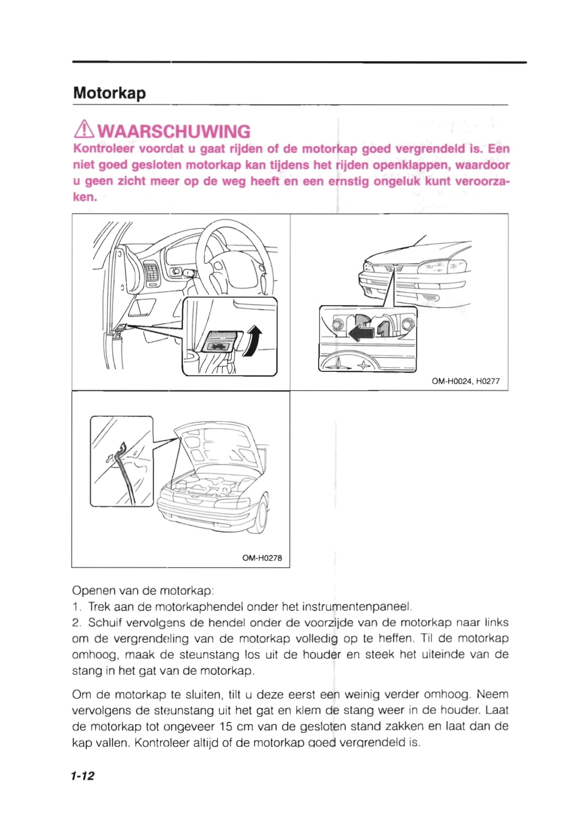 1993 Subaru Impreza Owner's Manual | Dutch