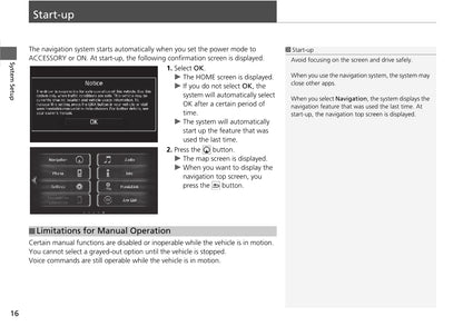 Honda Civic Sedan Navigation Owner's Manual 2019