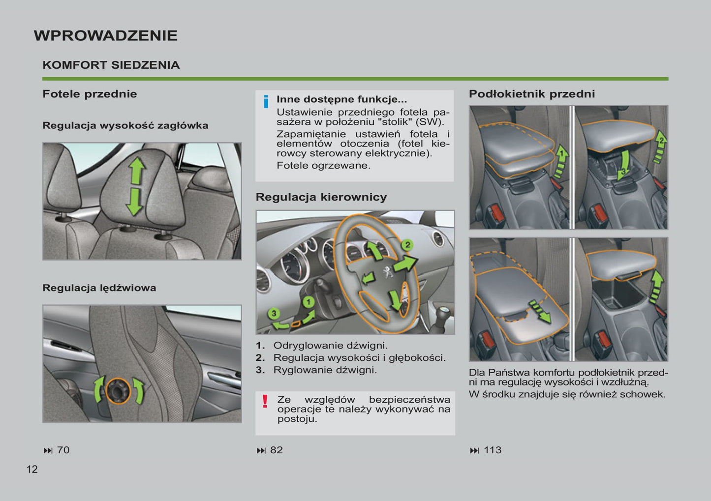 2012-2013 Peugeot 308 Gebruikershandleiding | Pools