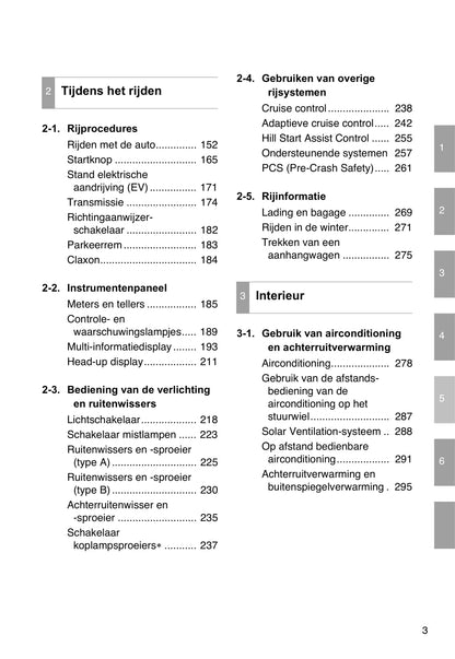 2010-2011 Toyota Prius Owner's Manual | Dutch