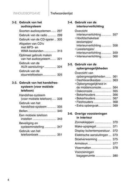 2010-2011 Toyota Prius Owner's Manual | Dutch