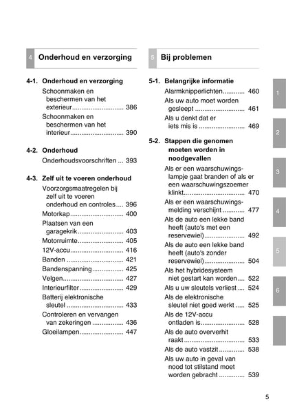 2010-2011 Toyota Prius Owner's Manual | Dutch