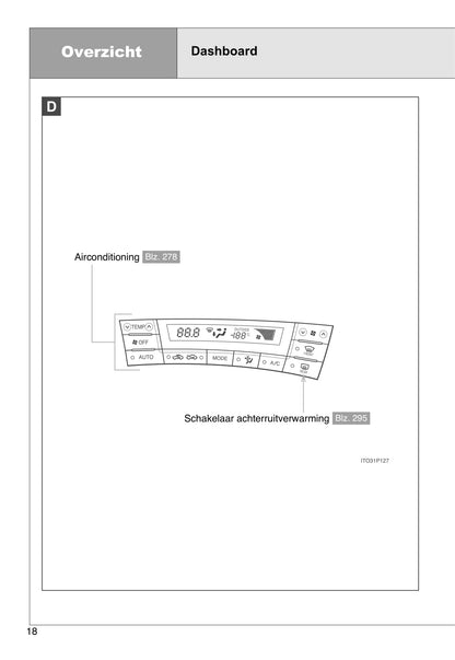 2010-2011 Toyota Prius Owner's Manual | Dutch