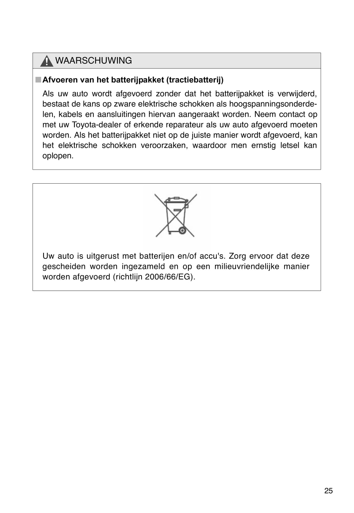 2010-2011 Toyota Prius Owner's Manual | Dutch