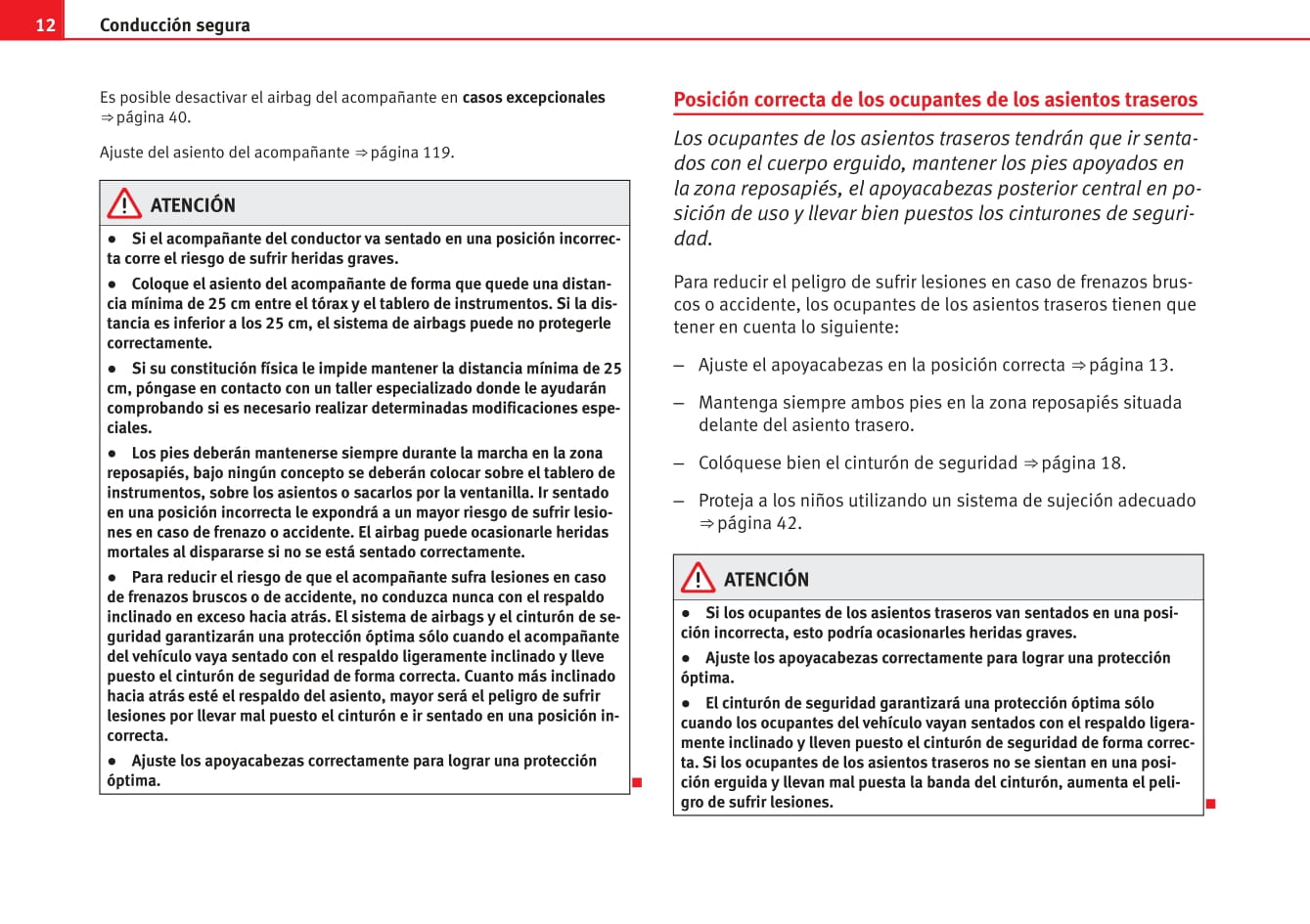 2012-2013 Seat Ibiza Owner's Manual | Spanish