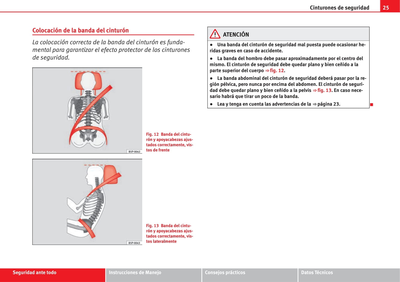 2012-2013 Seat Ibiza Owner's Manual | Spanish