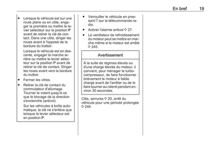 2015-2016 Opel Zafira/Zafira Tourer Gebruikershandleiding | Frans