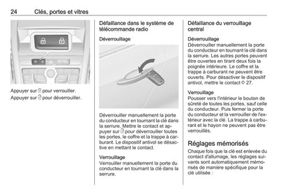 2015-2016 Opel Zafira/Zafira Tourer Gebruikershandleiding | Frans