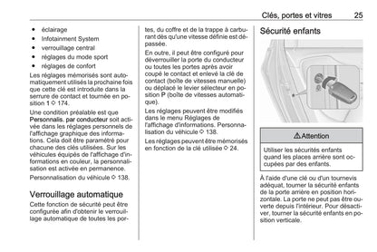 2015-2016 Opel Zafira/Zafira Tourer Gebruikershandleiding | Frans