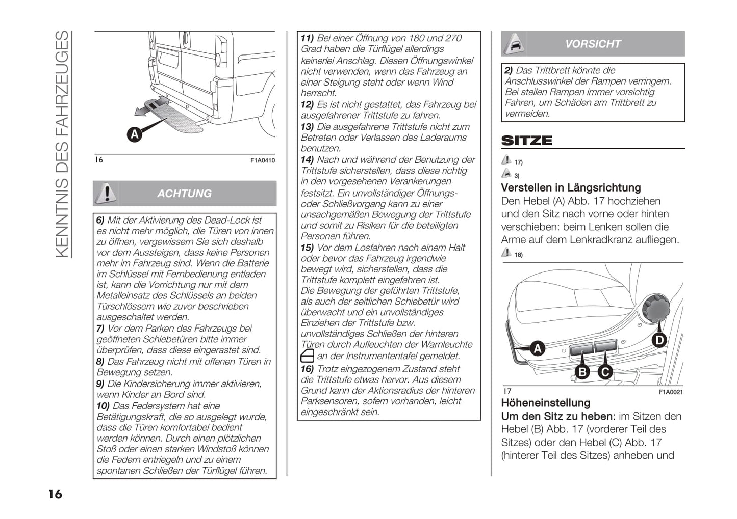 2018-2019 Fiat Ducato Gebruikershandleiding | Duits