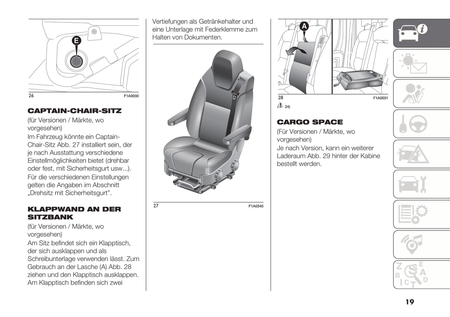 2018-2019 Fiat Ducato Gebruikershandleiding | Duits