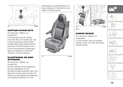 2018-2019 Fiat Ducato Gebruikershandleiding | Duits