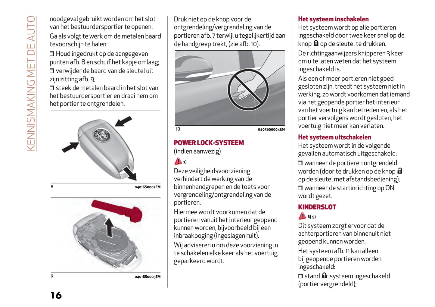 2021-2023 Alfa Romeo Stelvio Owner's Manual | Dutch