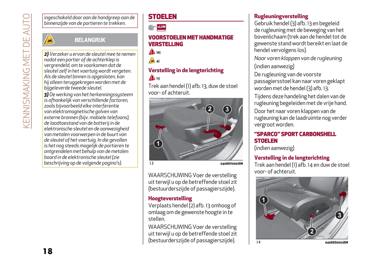 2021-2023 Alfa Romeo Stelvio Owner's Manual | Dutch