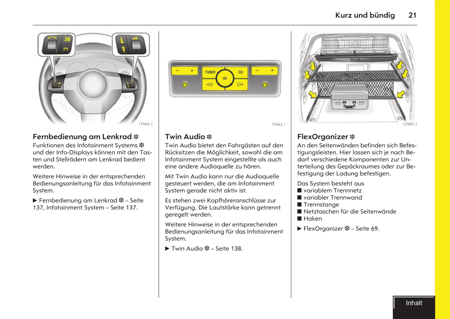 2007-2009 Opel Vectra Bedienungsanleitung | Deutsch