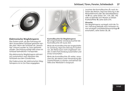 2007-2009 Opel Vectra Bedienungsanleitung | Deutsch