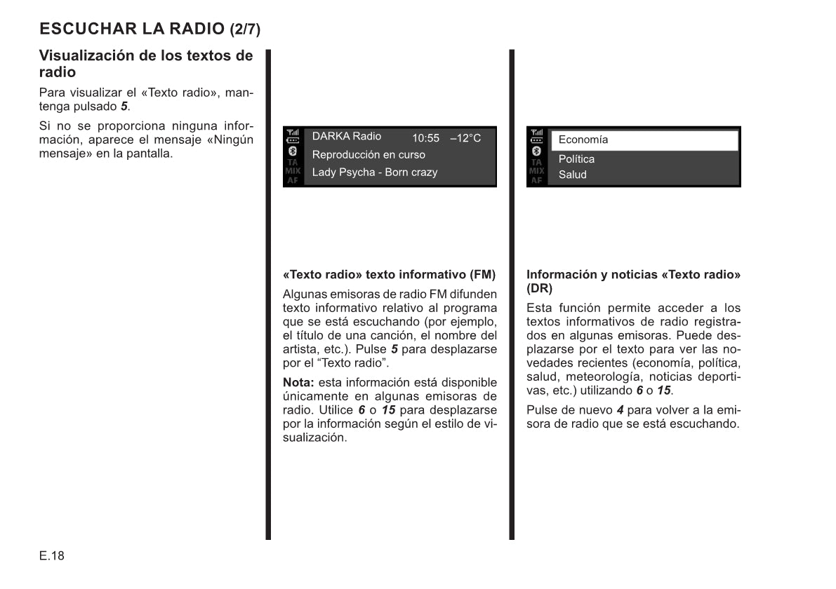 Renault Radio Connect R&Go Instrucciones 2021 - 2022