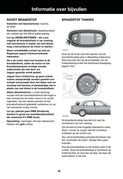 2007-2008 Jaguar S-Type Owner's Manual | Dutch