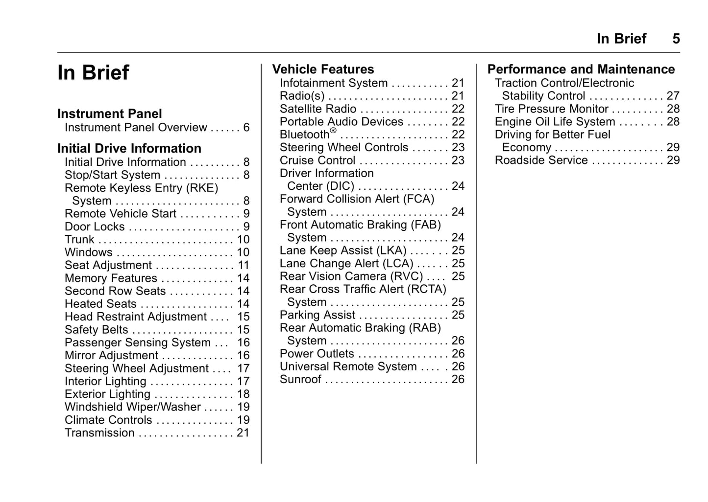 2013-2015 Cadillac ATS/ATS-V Owner's Manual | English