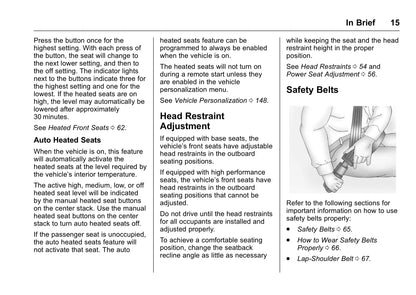 2013-2015 Cadillac ATS/ATS-V Owner's Manual | English